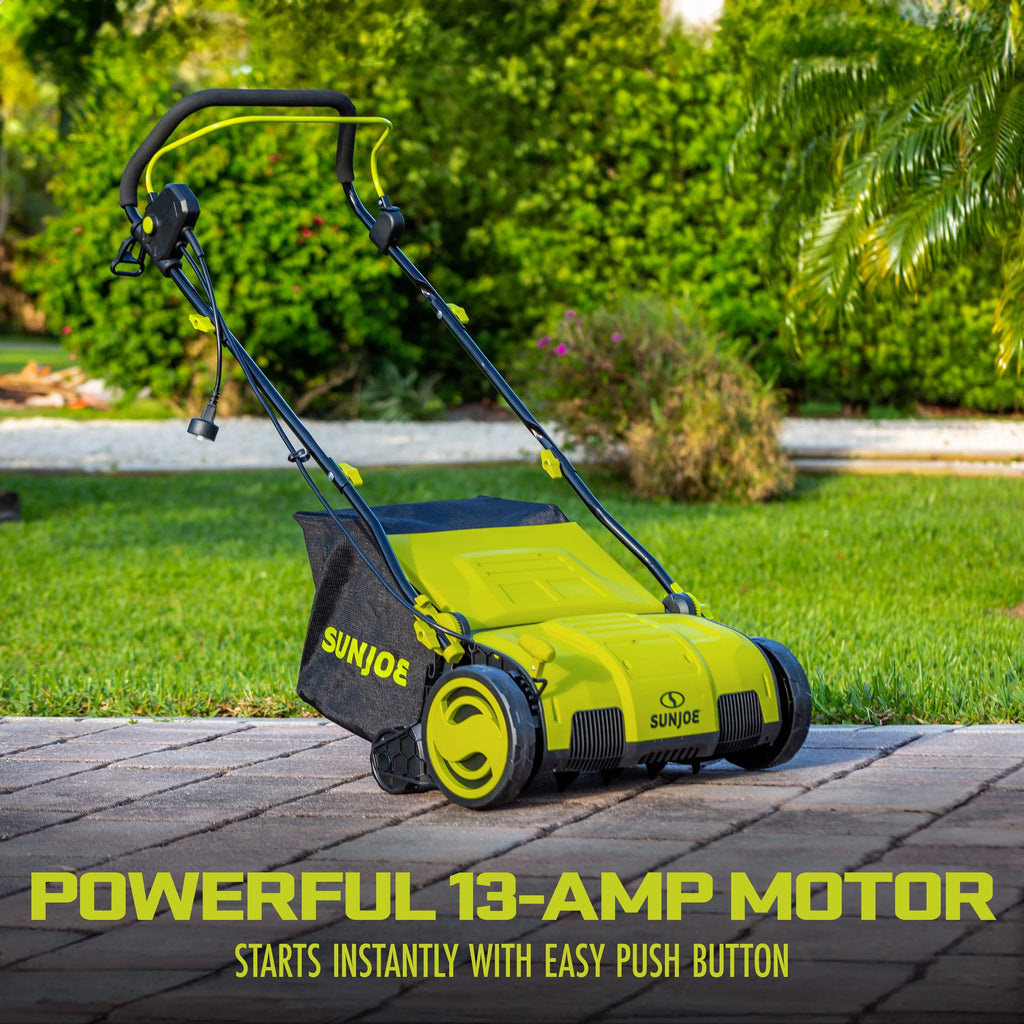 Electric 15 Lawn Dethatcher + Scarifier J617
