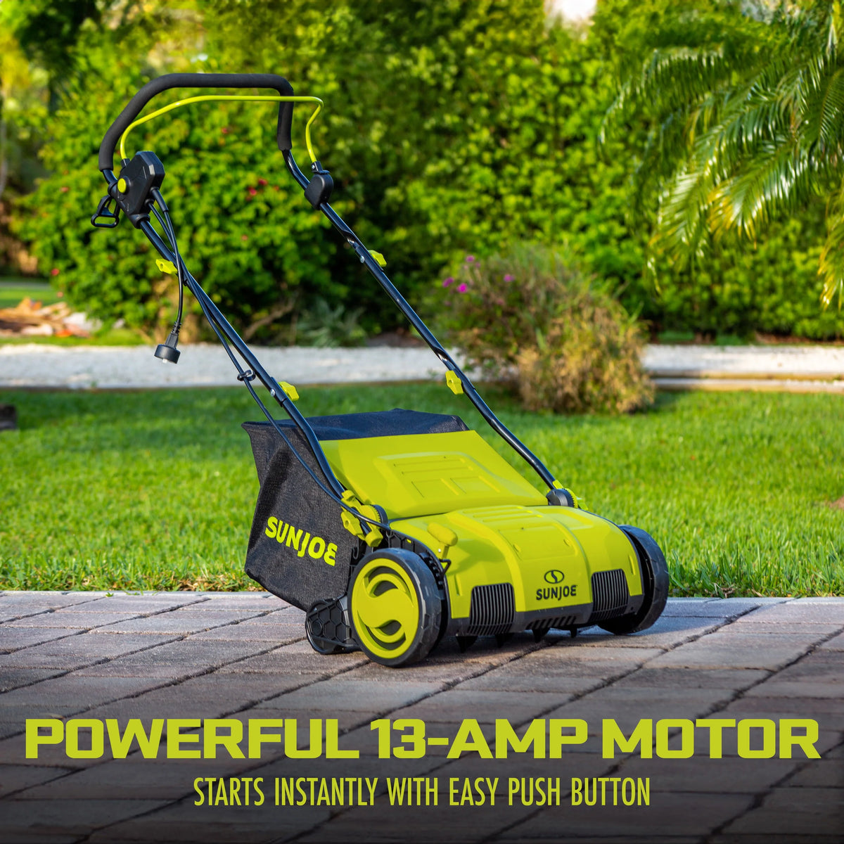 Electric 15 Lawn Dethatcher + Scarifier J617