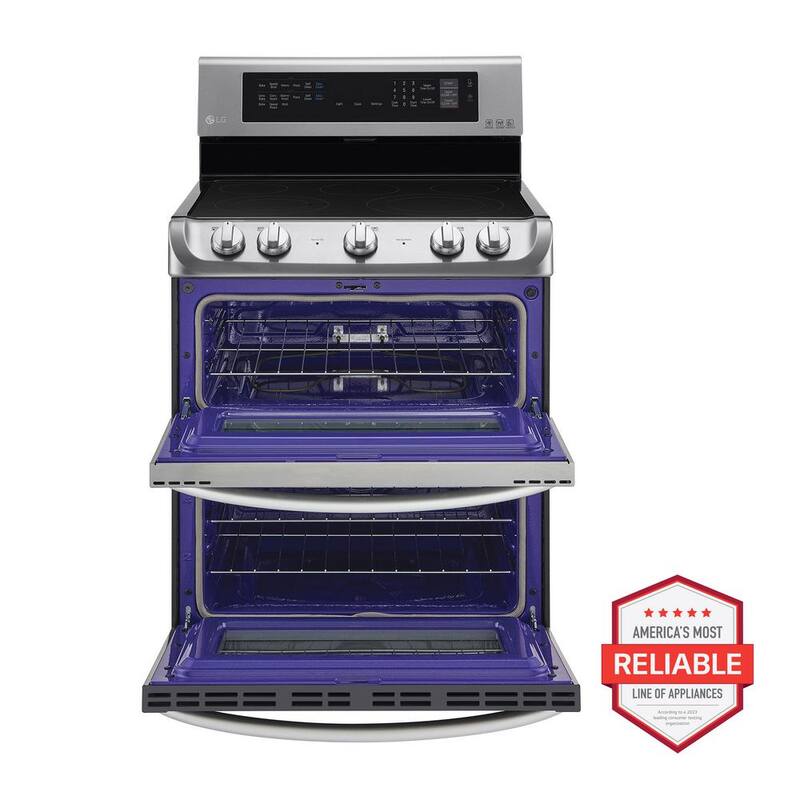 7.3 cu. ft. Double Oven Electric Range with Convection and Self Clean in Stainless Steel B482059