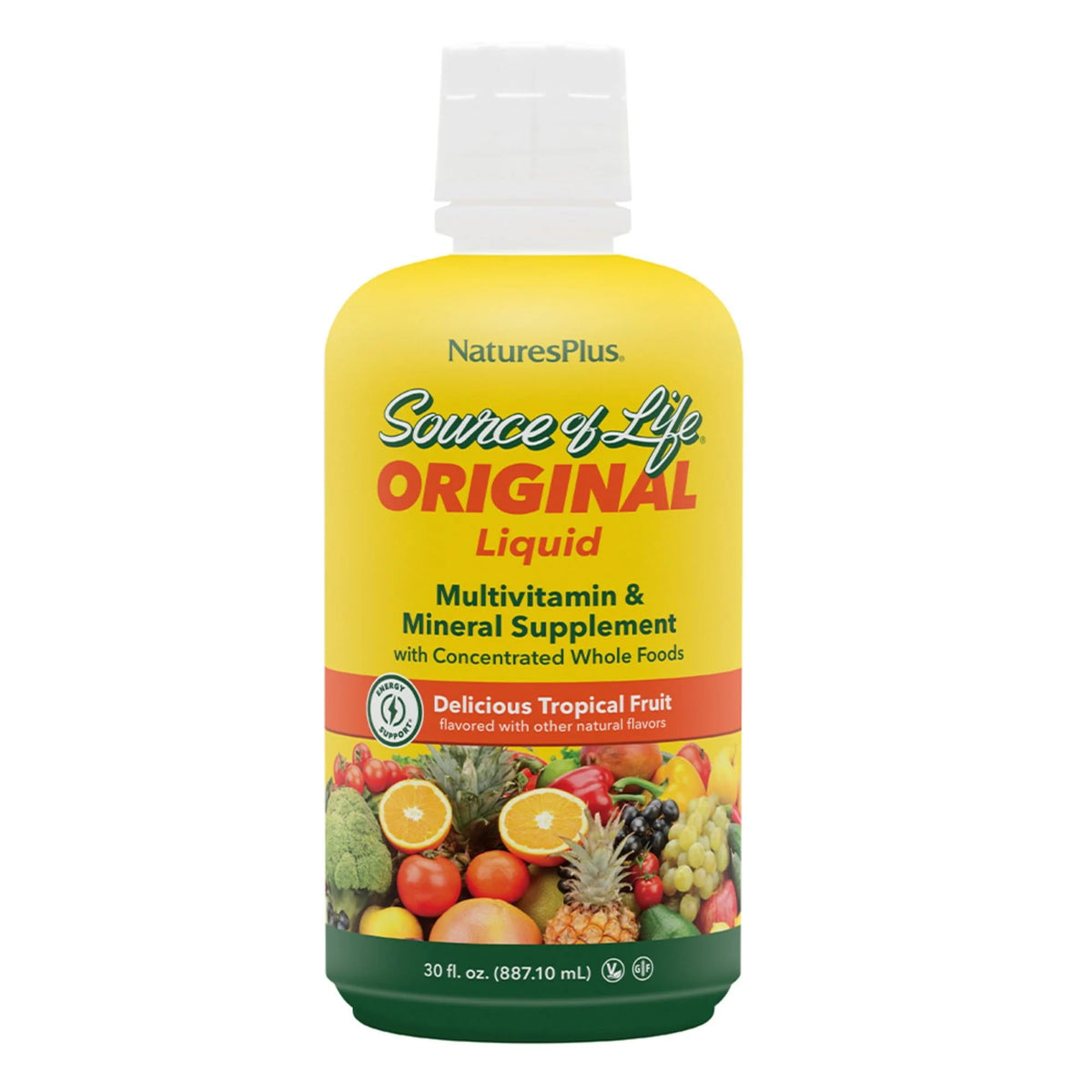 Tropical Fruit Liquid Multivitamin & Mineral Supplement E557