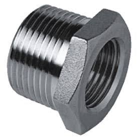 SS 304 Cast Pipe Fitting Hex Bushing NPT Male x Female 3 Pc X29772