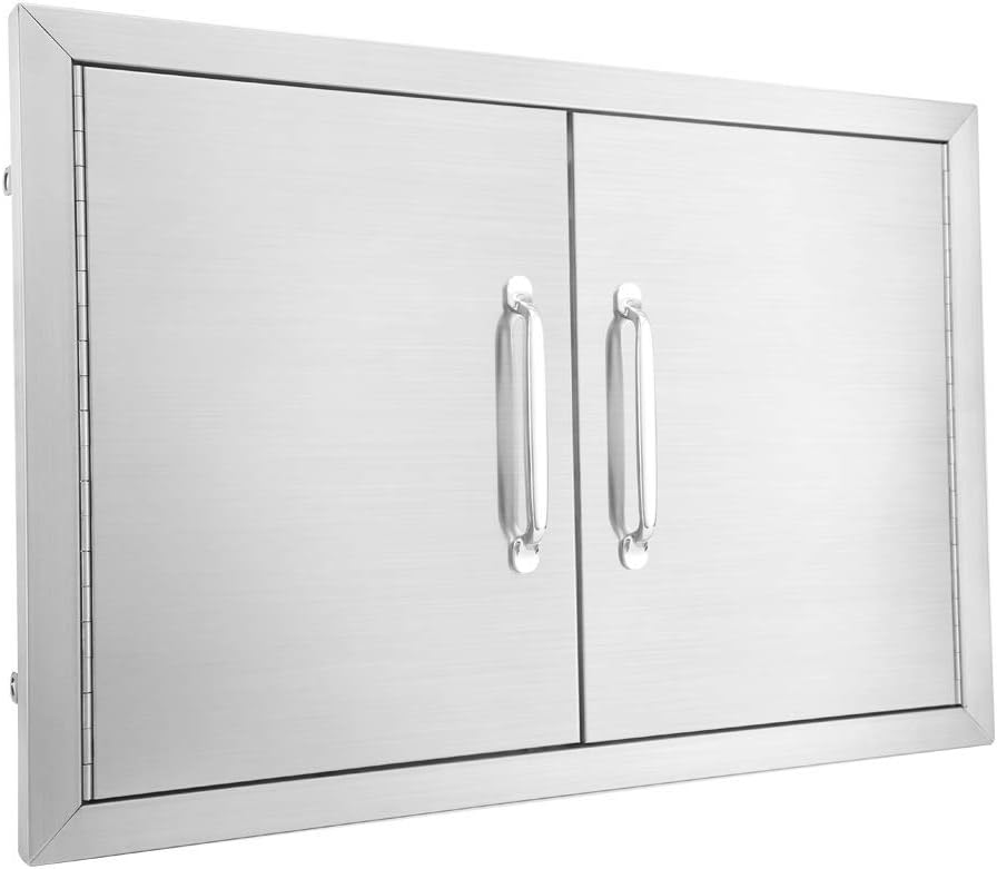 36 W x 21 H Stainless Steel Double Access Door B72973