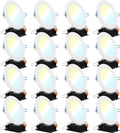 16 Pack 4 Inch Ultra Thin LED Recessed Ceiling Lights W11488