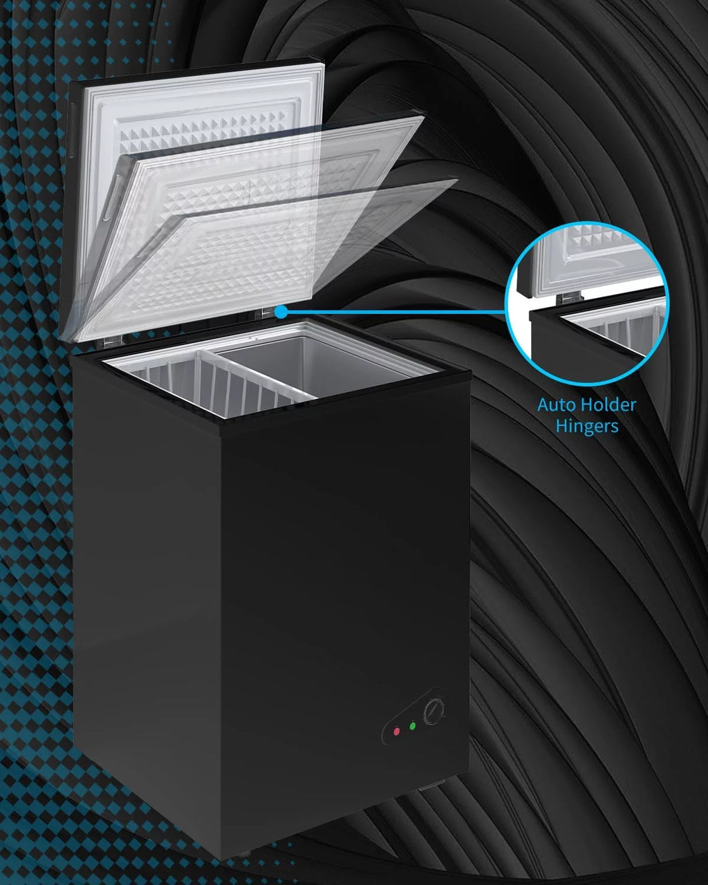 Black 4.8 Cu ft Chest Freezer Q209372