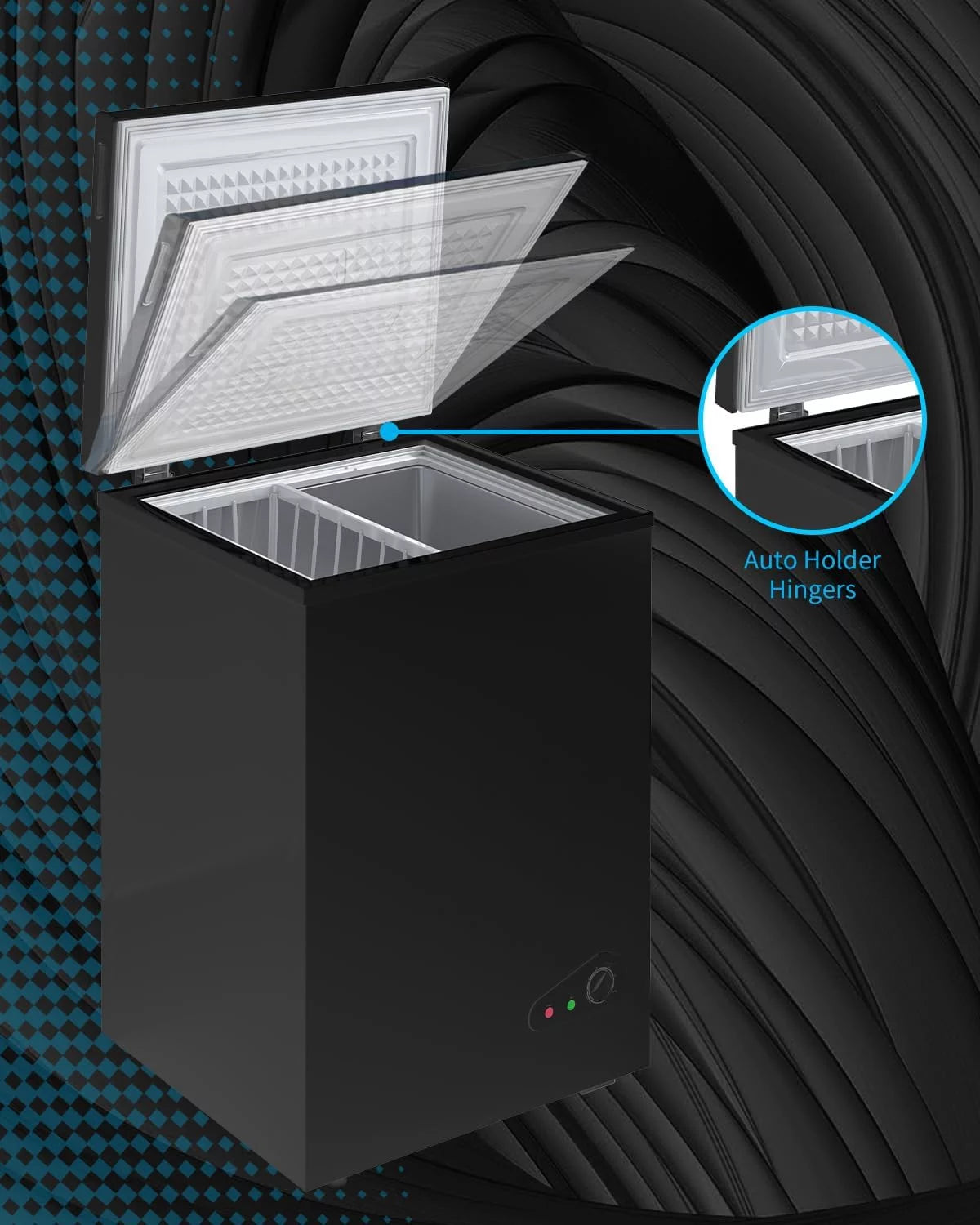 Black 4.8 Cu ft Chest Freezer Q209372