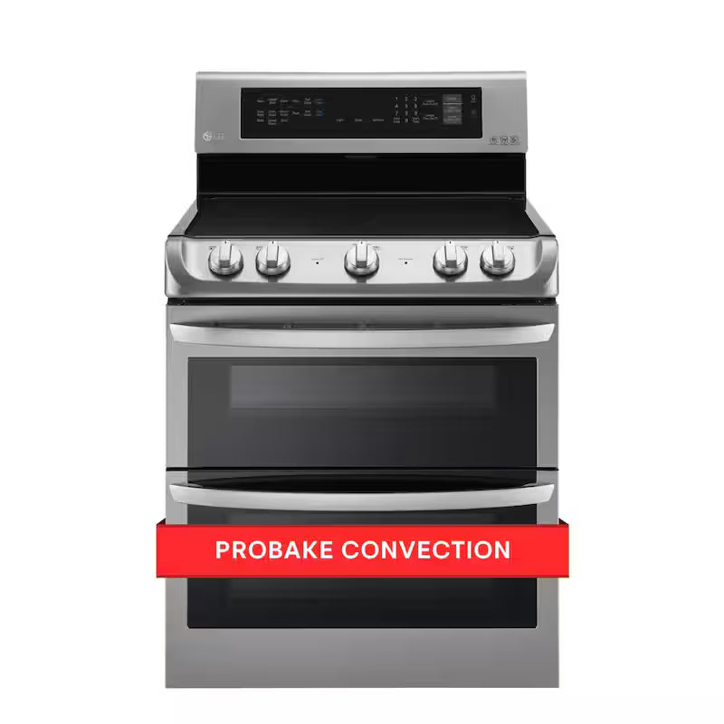 7.3 cu. ft. Double Oven Electric Range with Convection and Self Clean in Stainless Steel B482059