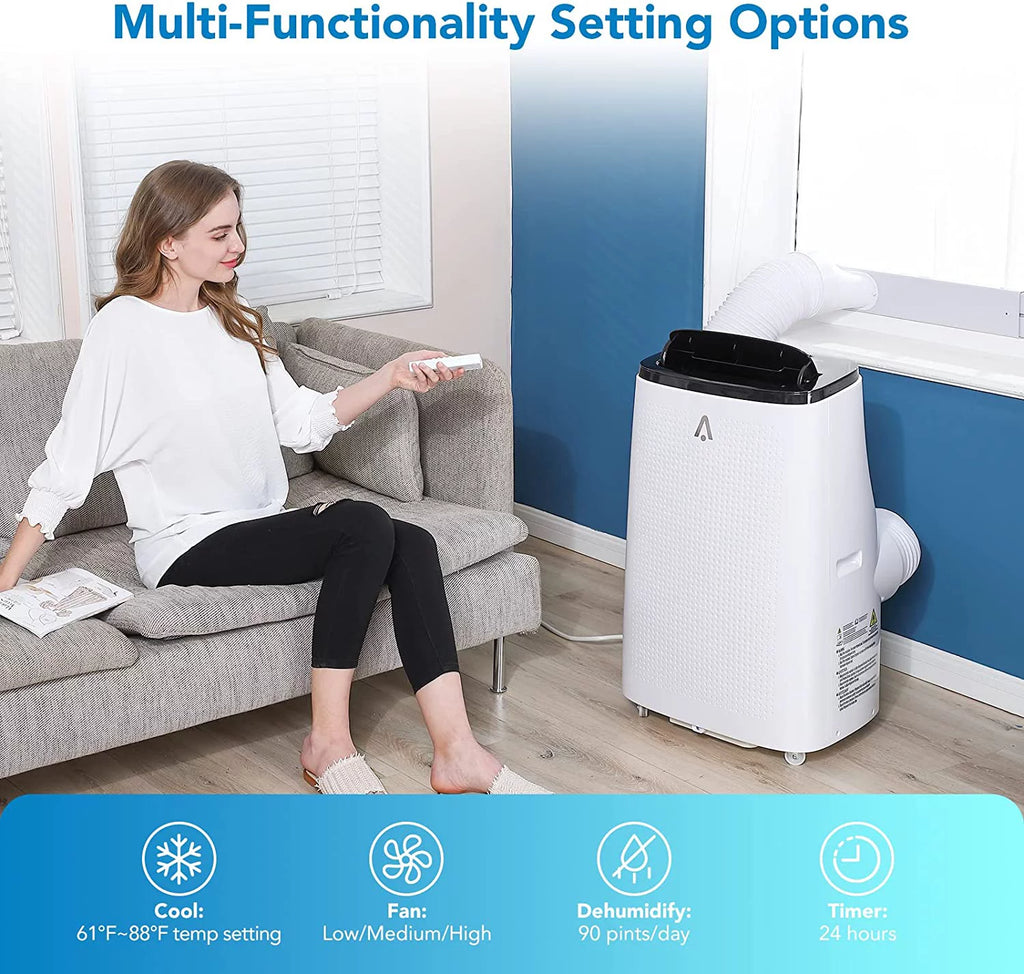 Portable Air Conditioner 8000 BTU White T6369
