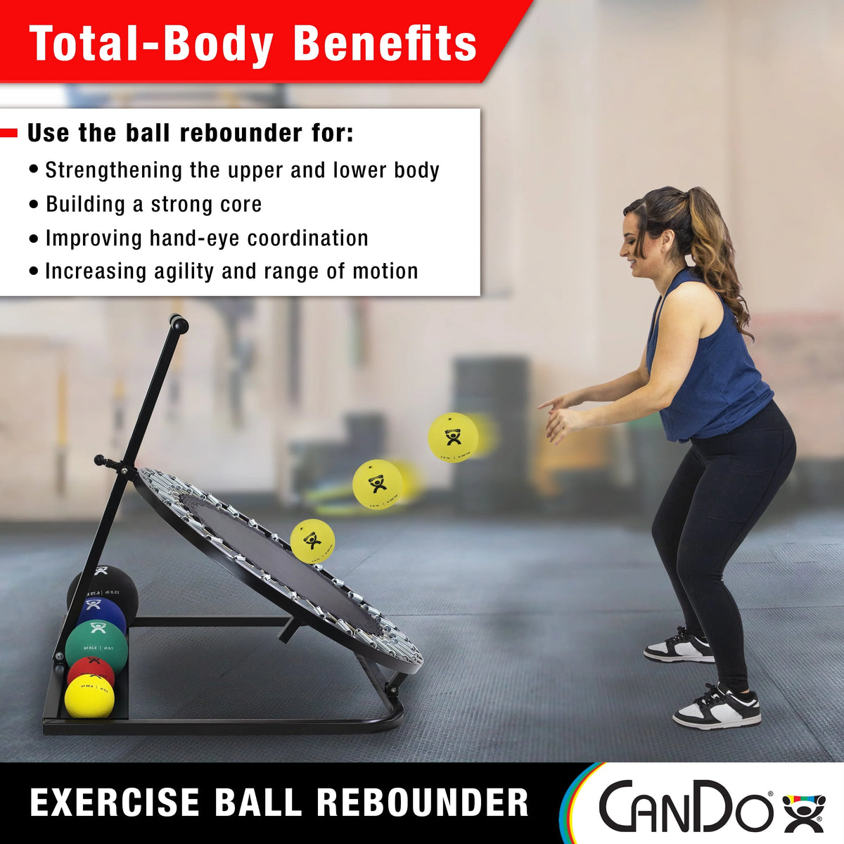 Adjustable Ball Rebounder Set with 5 Balls H1122