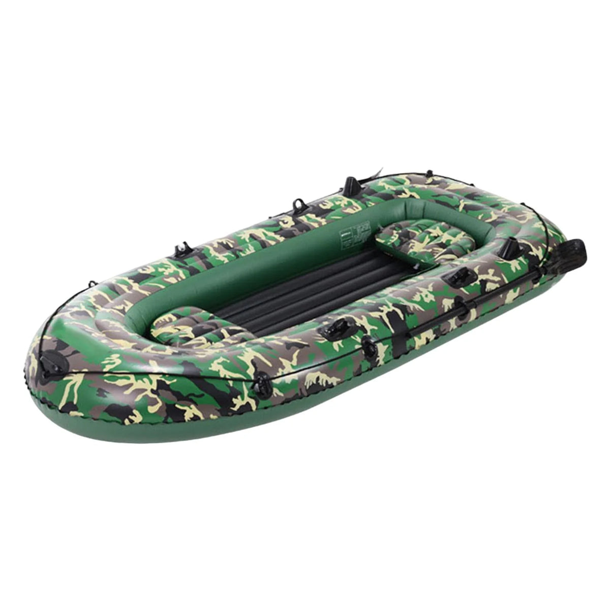 4 Person Inflatable Raft with Pump and Oars Q389681