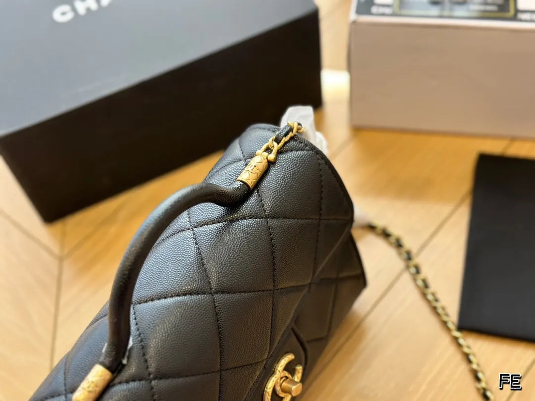 Mini Flap Bag with Top Handle D1019