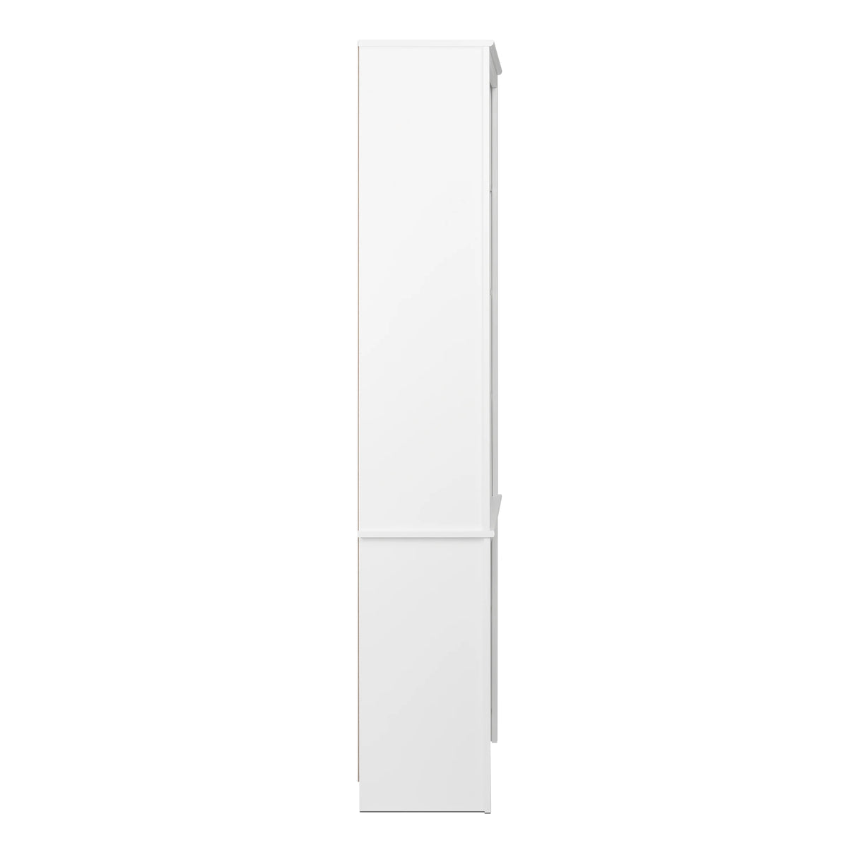 80" Tall White Bookcase with Adjustable Shelves D549724