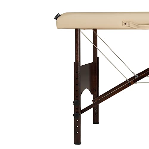 28" Portable Massage Table with Walnut Legs S306