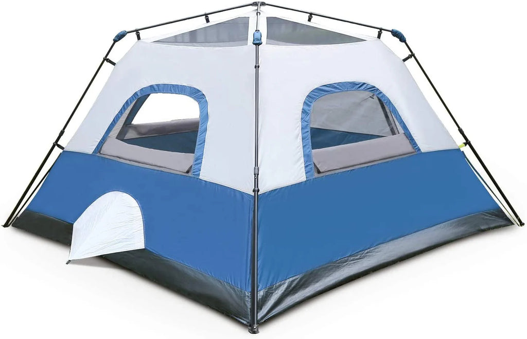6 Person Waterproof Pop Up Camping Tent with Top Rainfly M9191