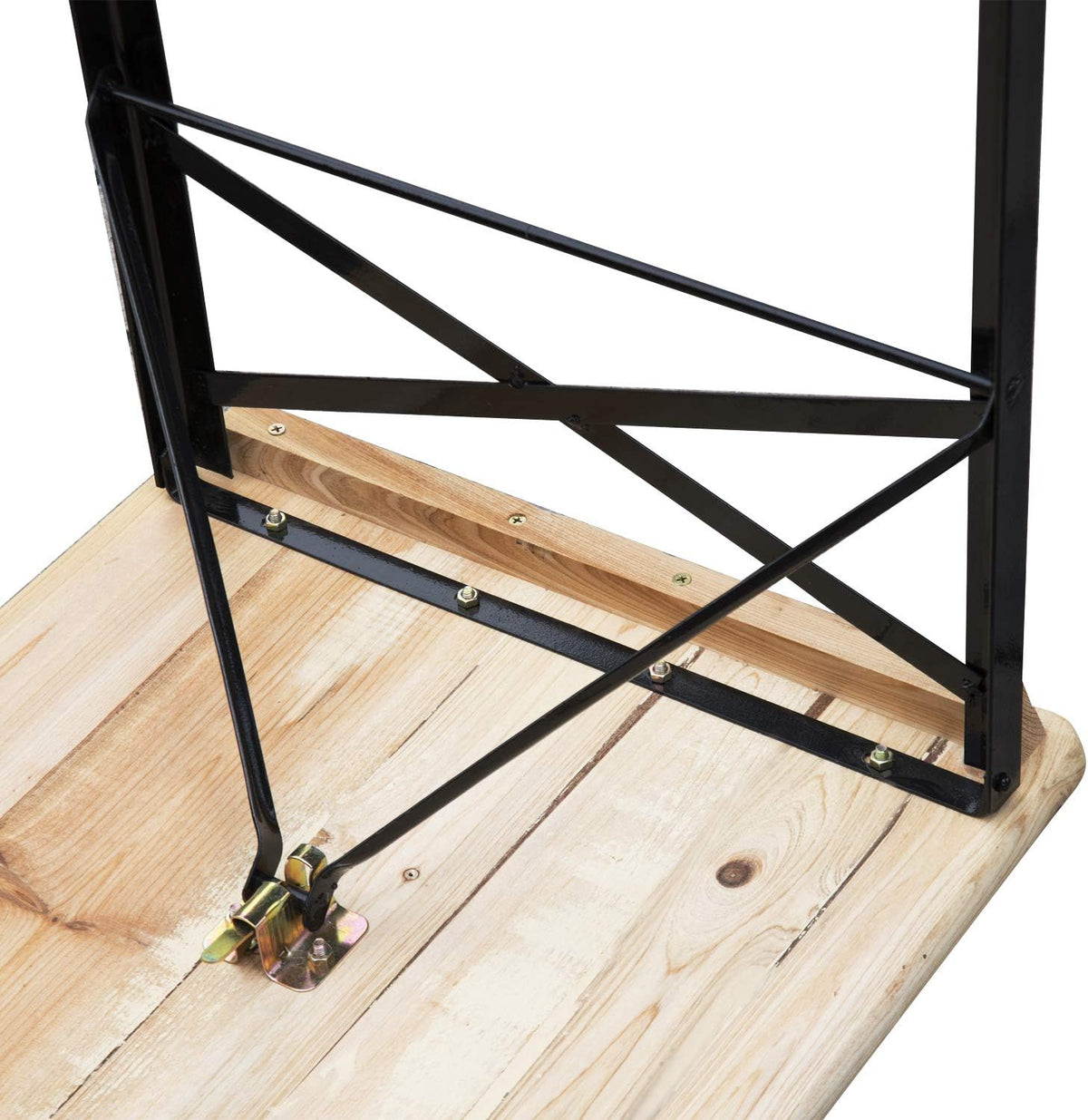 Wooden Outdoor Folding Picnic Table Set with Benches W275813