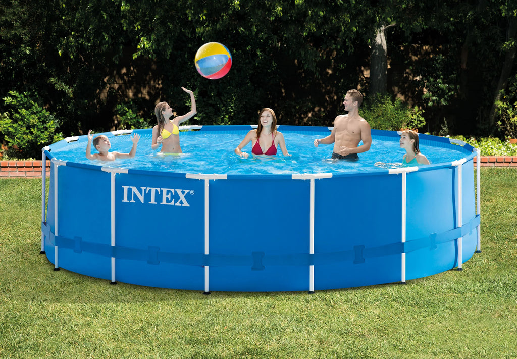 15' x 48 Metal Frame Above Ground Pool with Filter Pump N1653