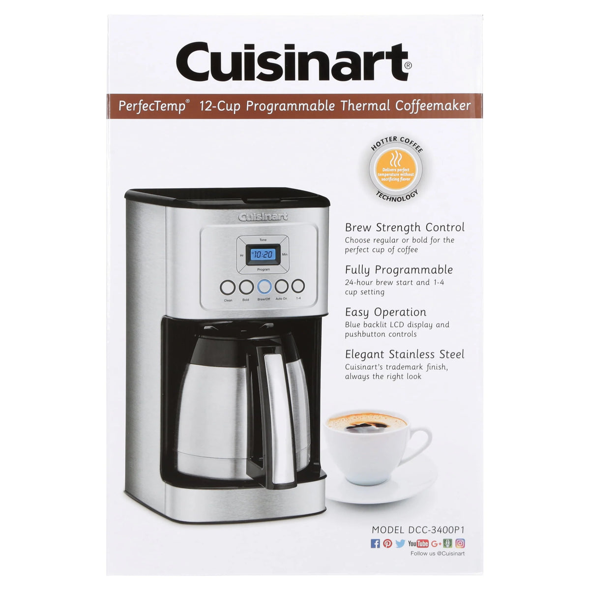 12 Cup Programmable Thermal Coffeemaker J960
