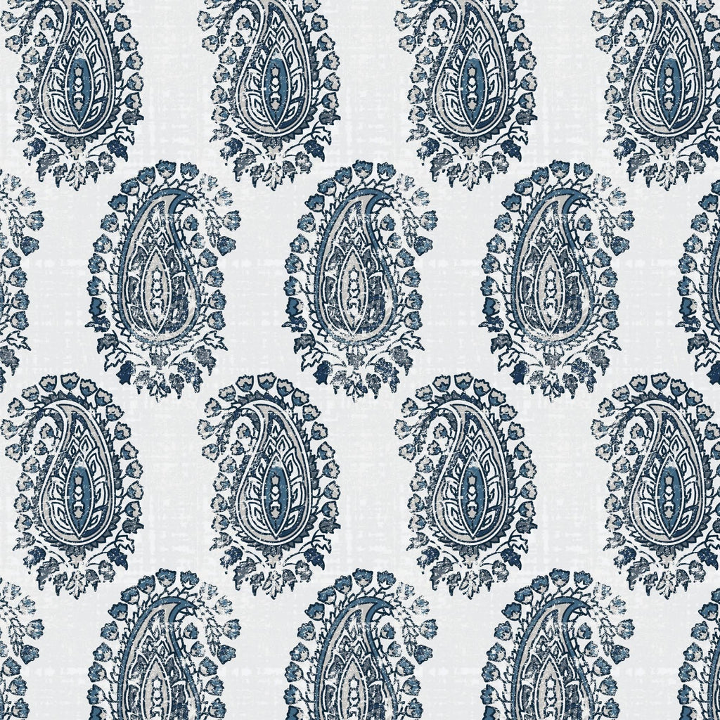 Navy Paisley Dining Chair Z6459