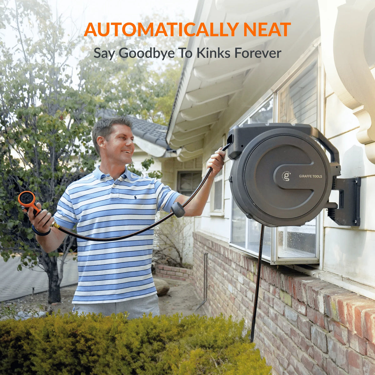 Retractable Garden Hose Reel L234599