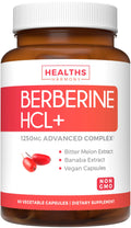 Berberine HCL Bitter Melon Banaba Leaf Extract Capsules 500mg 60 Caps I784
