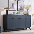 60" Buffet Sideboard Cabinet with 4 Doors and 3 Drawers M161