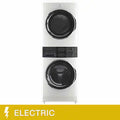 White Front Load Laundry Tower with 5.2 Cu. Ft. Washer, 8.0 Cu. Ft. Y619