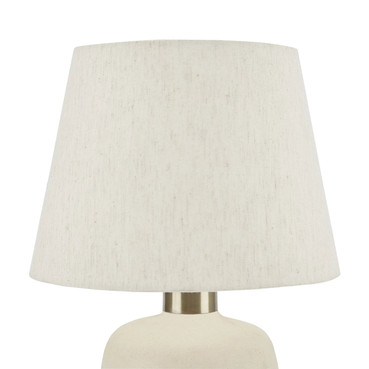 16" Natural Carved Ceramic Accent Table Lamp L134