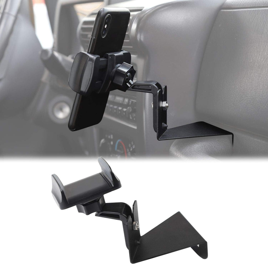 Multi-Functional Phone Holder, Radio Holder Walkie Talkie Mount Bracket, Black Pack of 2 Q1236