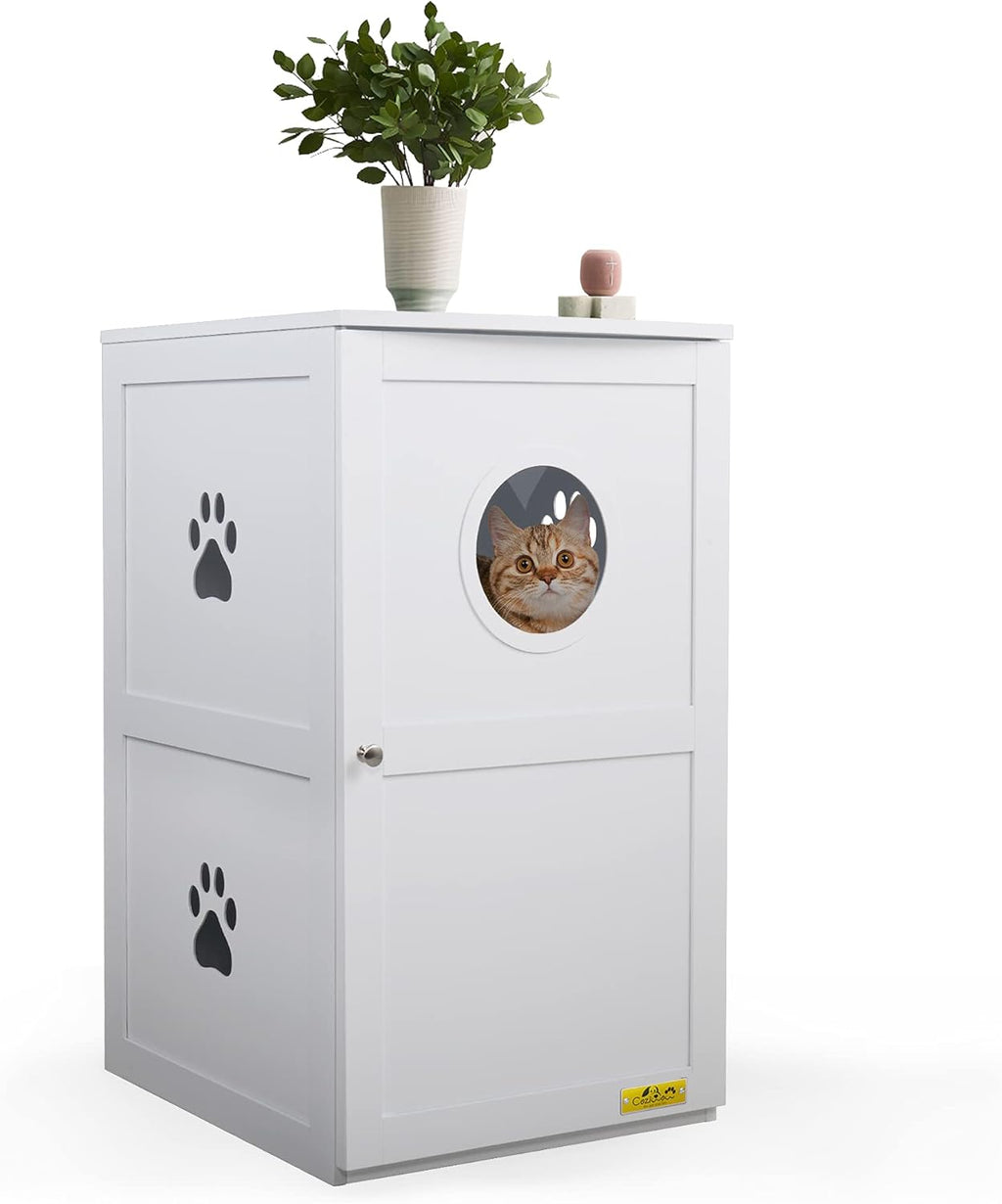 Enclosed Litter Box Enclosure Furniture E661954