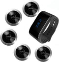 Wireless Calling System, Waterproof Pager Watch Receiver, Pack of 5 Pagers and 1 Receiver O582