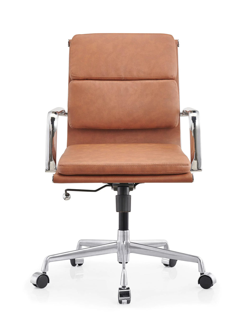 Brown Leather Adjustable Swivel Office Chair B84697