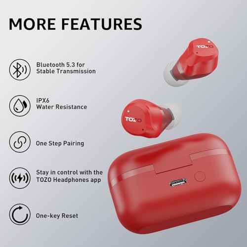 Hybrid Active Noise Cancelling Wireless Earbuds IPX8 Bluetooth 5.3 R699