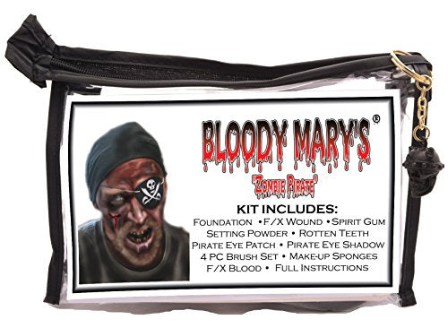 Zombie Pirate Makeup Kit H349607