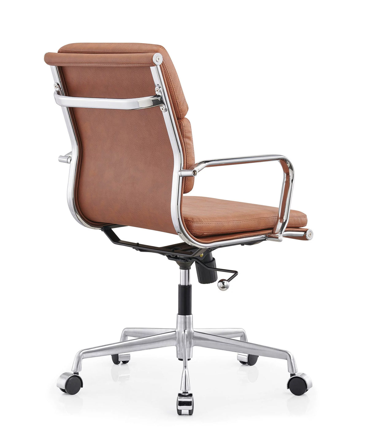 Brown Leather Adjustable Swivel Office Chair B84697