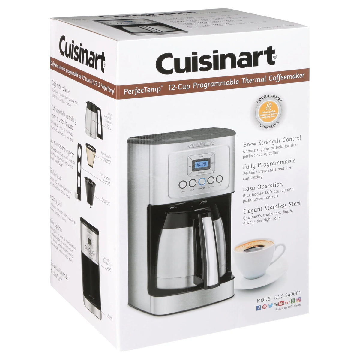 12 Cup Programmable Thermal Coffeemaker J960