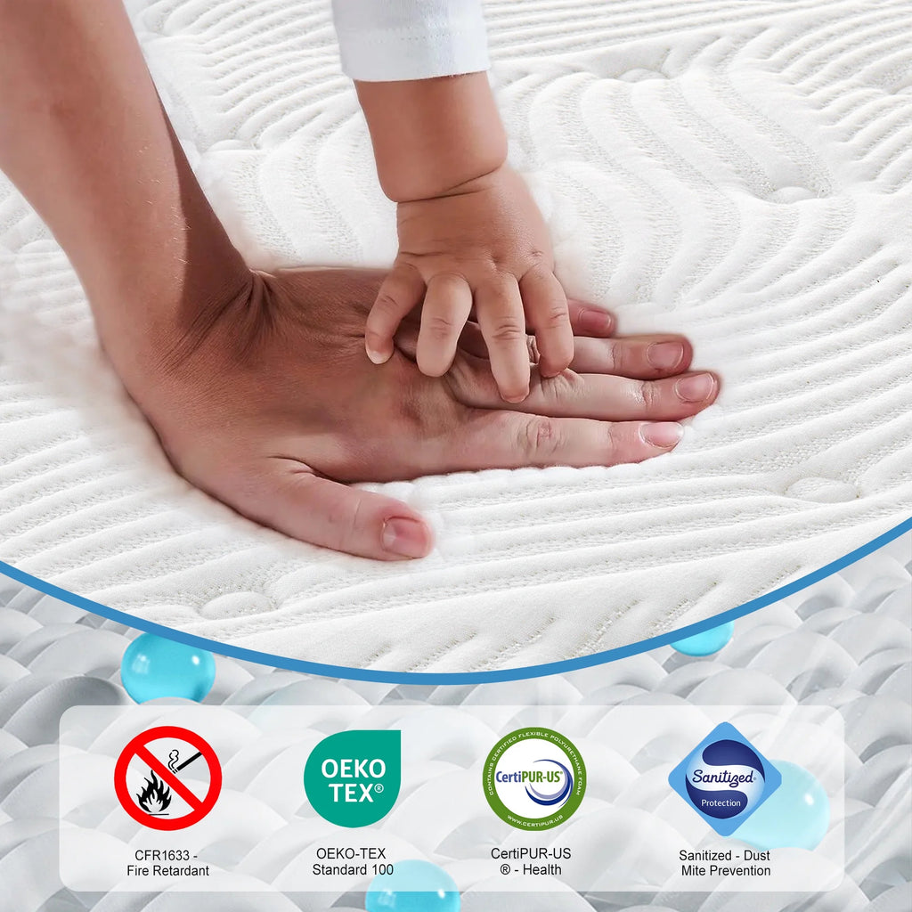 Queen Gel Memory Foam Hybrid Mattress A11254