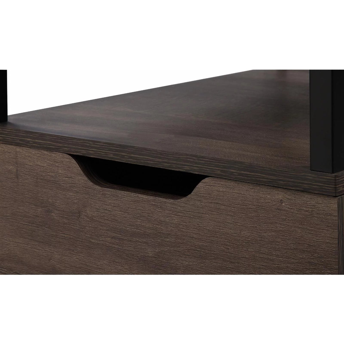 Wood 1-Drawer Mobile Storage Cart N678