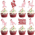 36 PCS Christmas Cupcake Toppers Double Sided Cupcake Picks M659