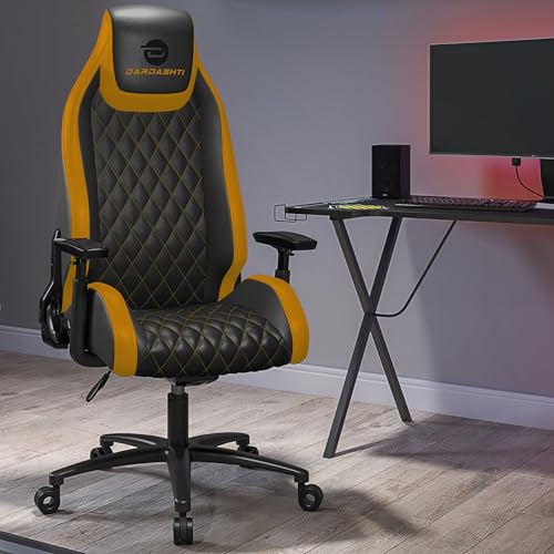 Black Leather Ergonomic Gaming Chair S41299