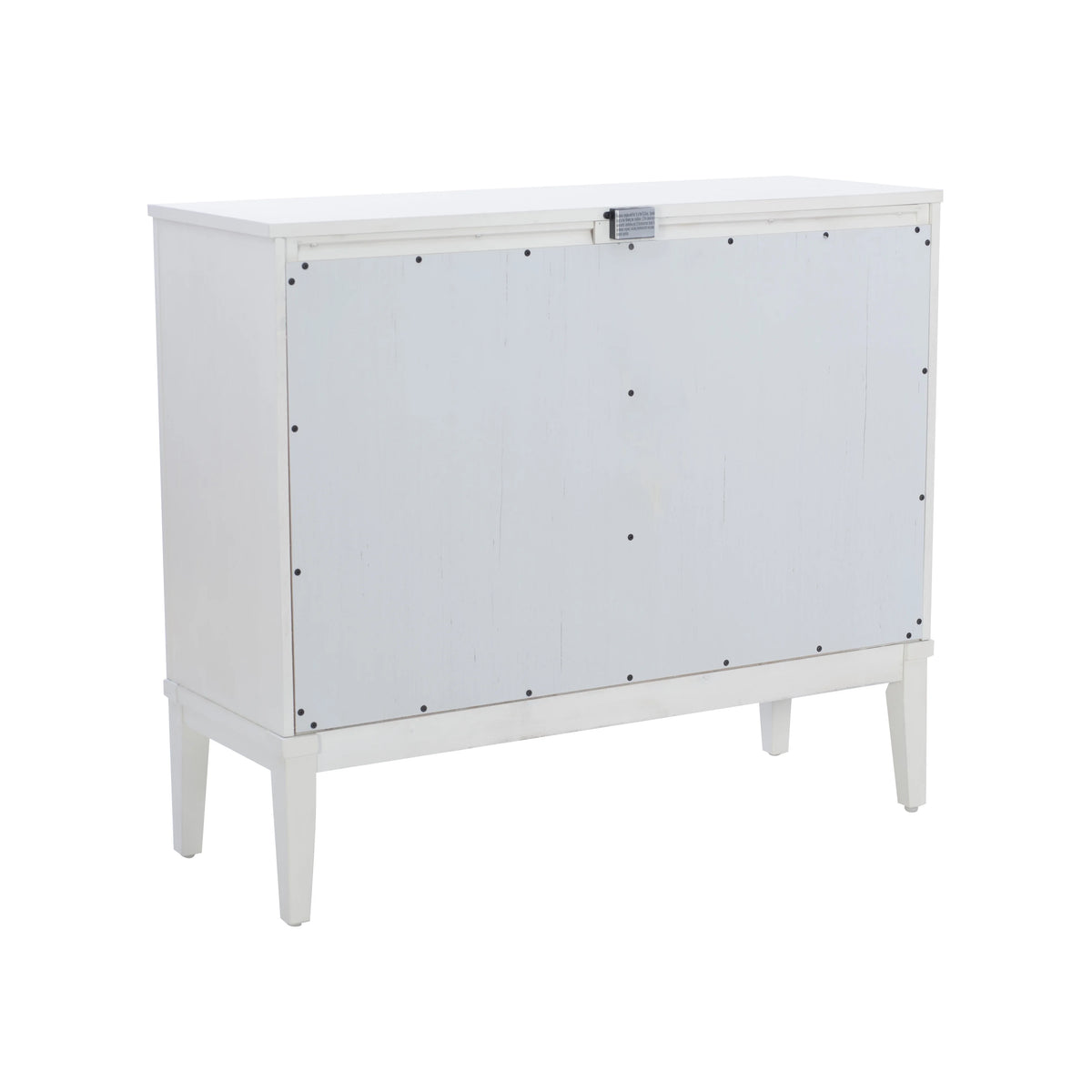 White 2-Sliding Door Accent Cabinet S329
