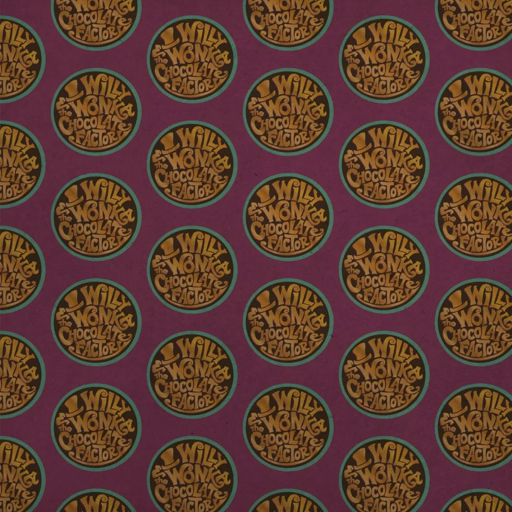 Chocolate Factory Logo Kraft Wrapping Paper P3131