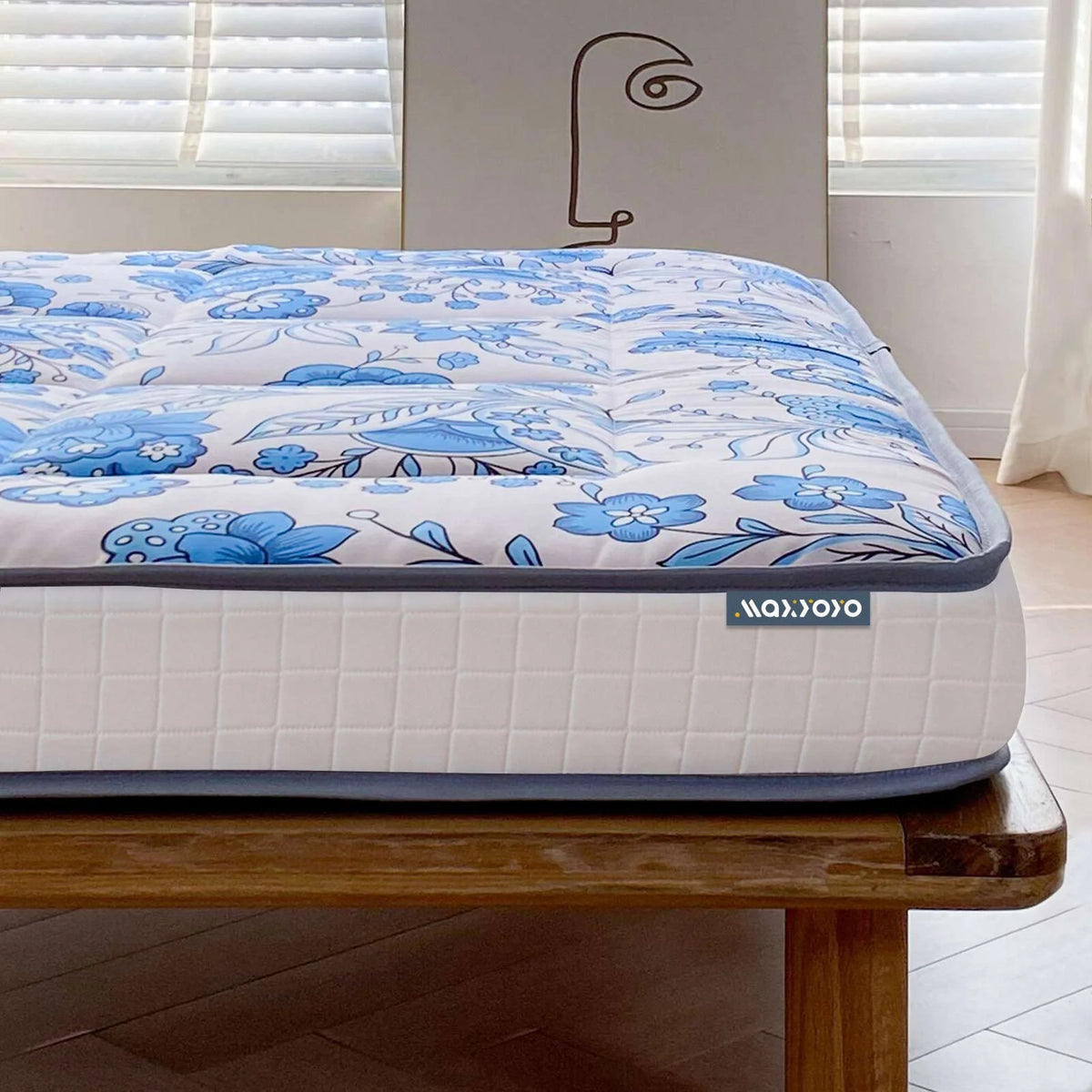6 Extra Thick Foldable Japanese Floor Mattress, Black, Twin E729