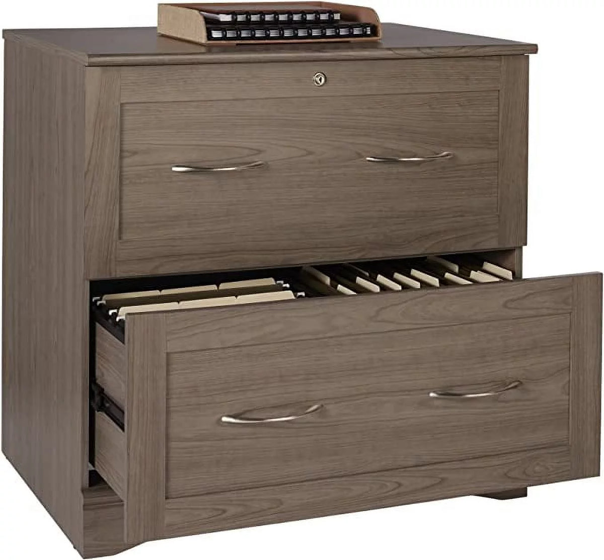 31”W 2-Drawer Lateral File Cabinet Gray N26236