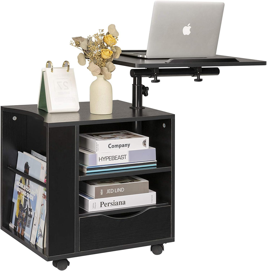 Beige Wooden Nightstand with Drawers E56186