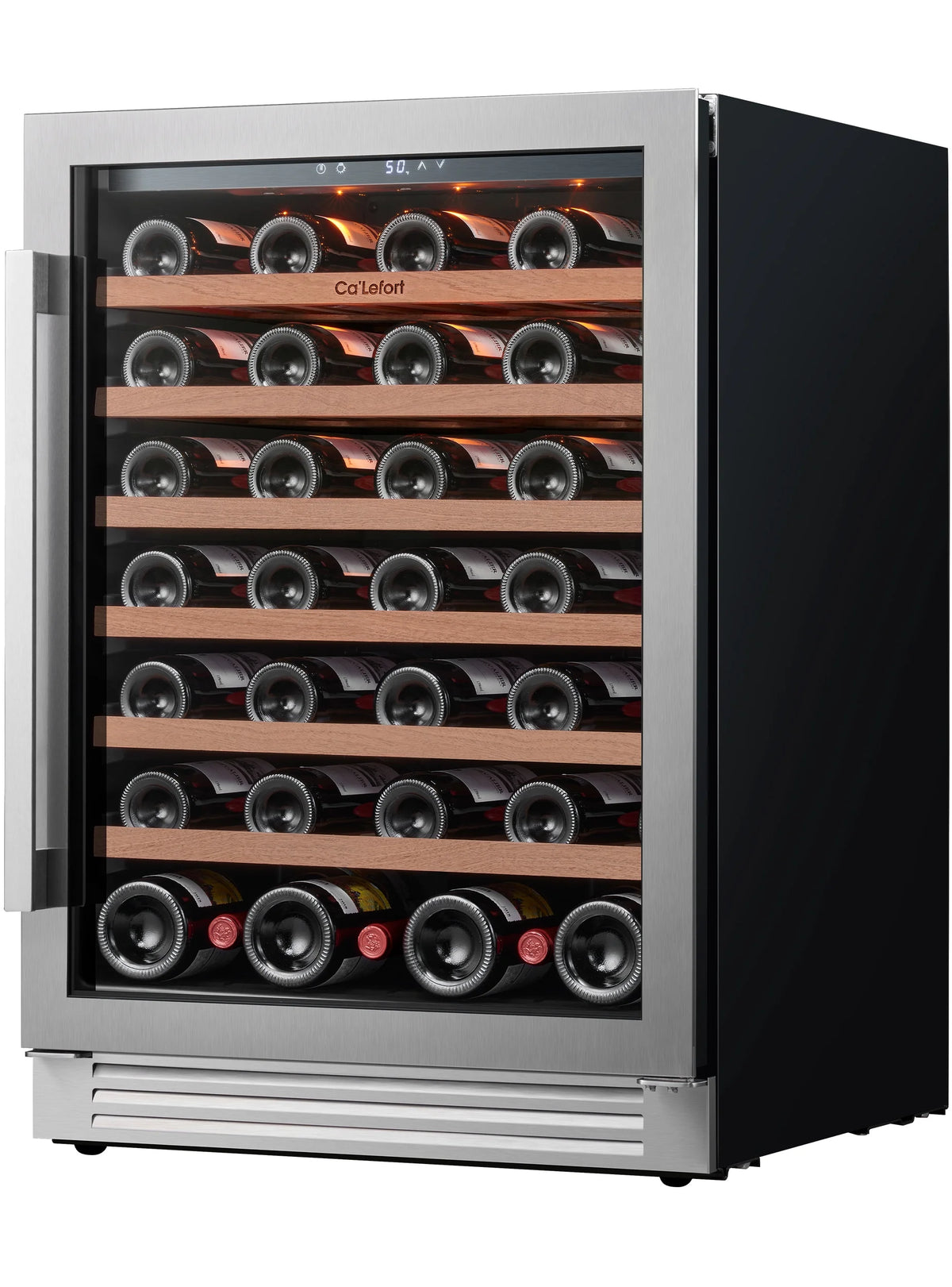 24 inch 54 Bottle Stainless Steel Wine Cooler O381