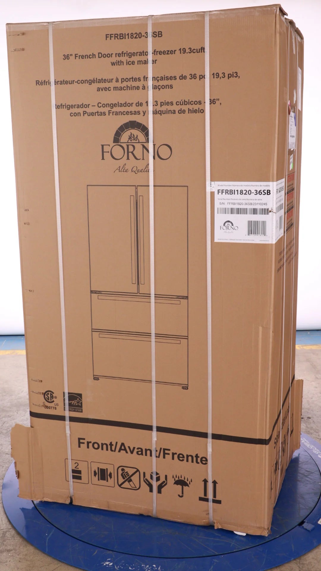 36 IN Stainless Steel Counter-Depth French Door Refrigerator with Ice Maker R35197