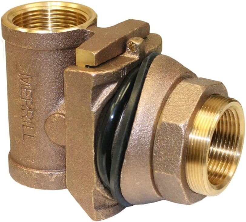 No Lead Brass 1-1/4 Pitless Adapter M8405