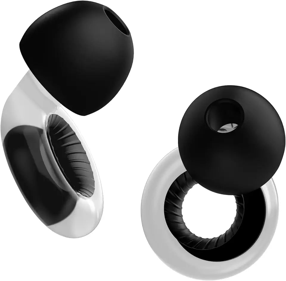 Reusable Soft Ear Plugs, NRR 25 dB, 8 Ear Tips Z1746