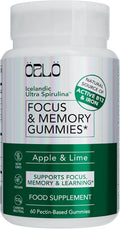 Focus & Memory Gummies with Lion's Mane, L-Theanine & Vitamin B12, 60 Gummies R3968