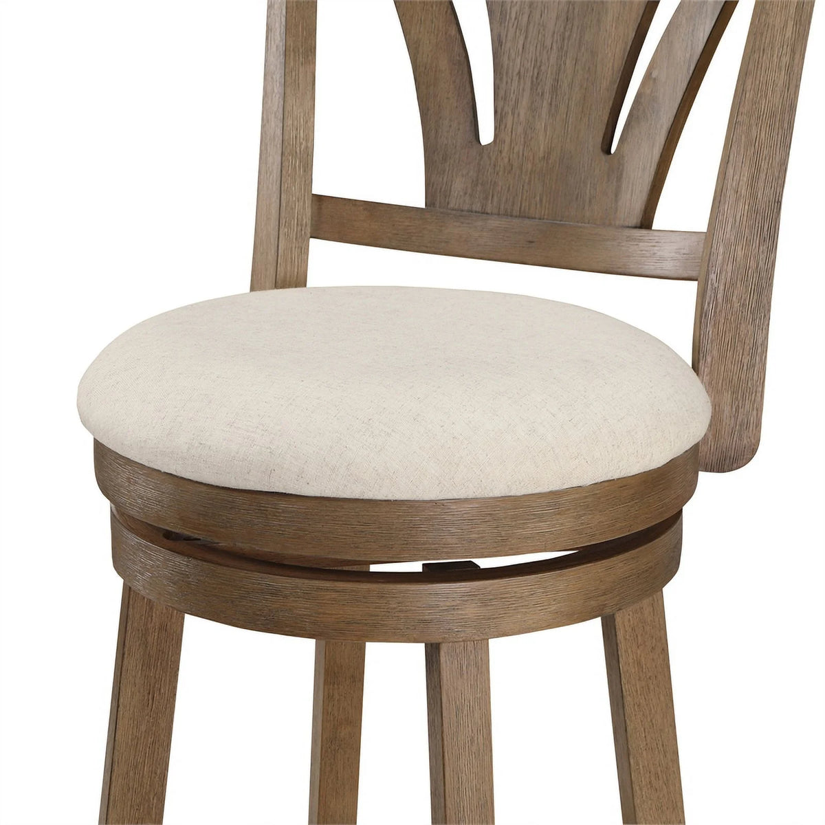 Counter Stool in Linen Cream Fabric L808775