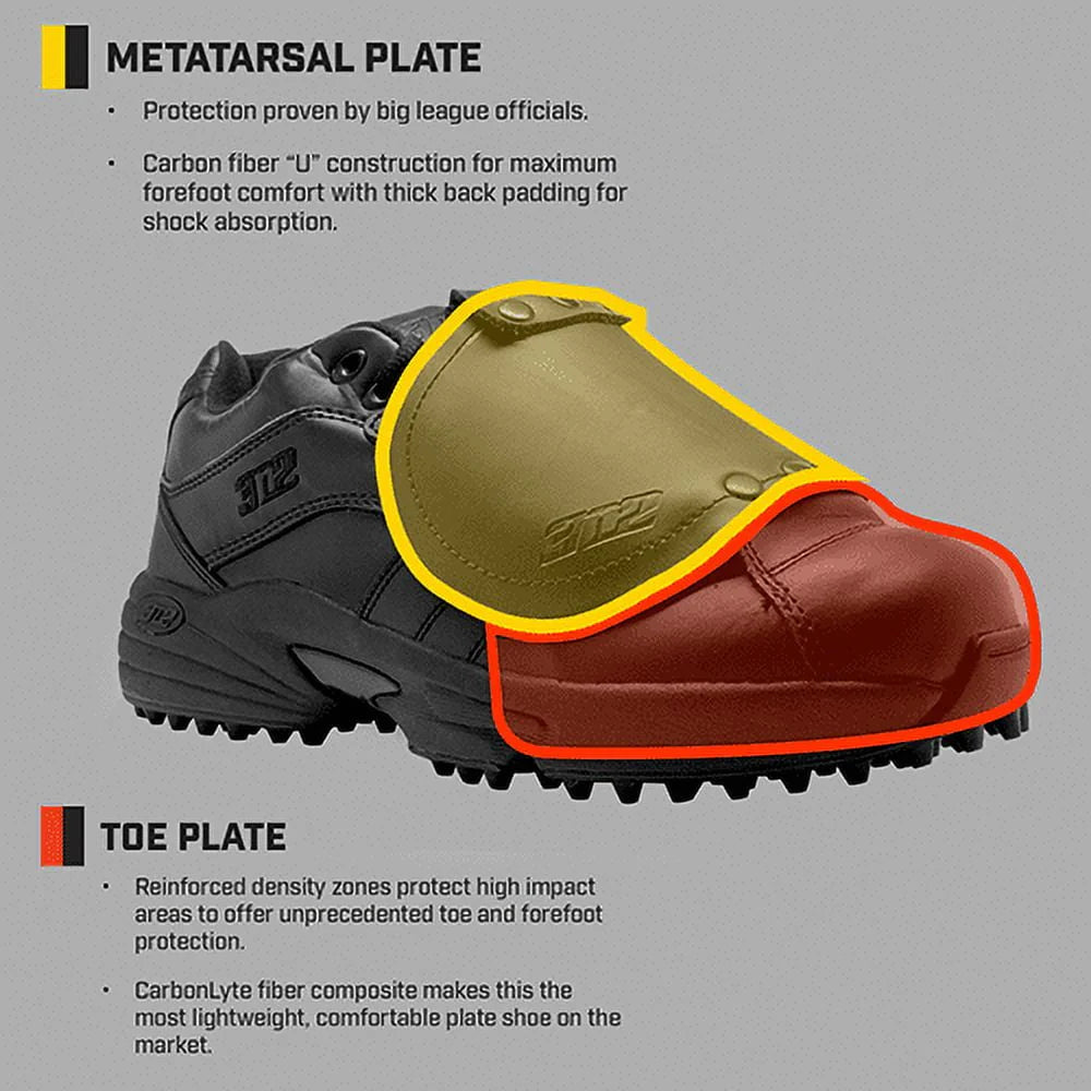 Patent Leather Umpire Shoes C6250